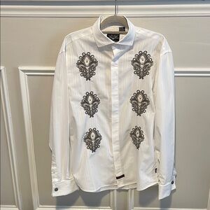 Fender Embellished Casual Button Down Shirt
